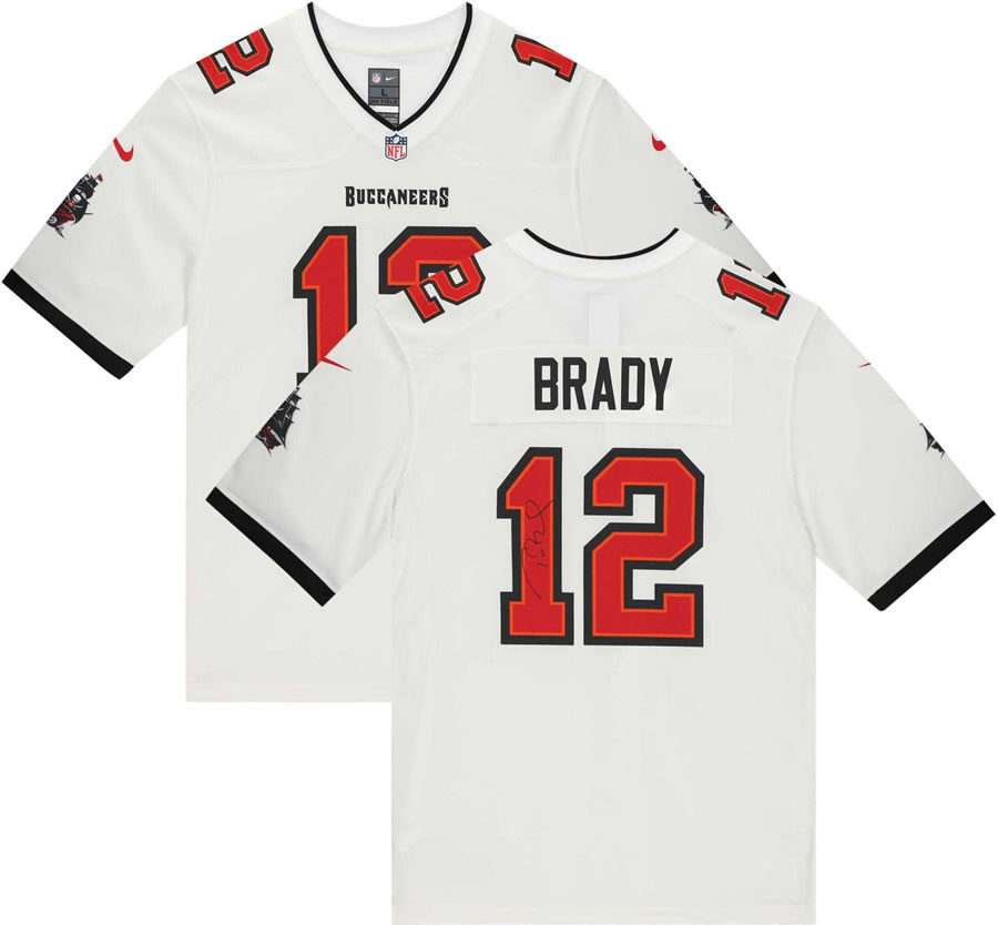 Nike Buccaneers 12 Tom Brady White Signature Edition Vapor Untouchable Limited Jersey->customized nfl jersey->Custom Jersey